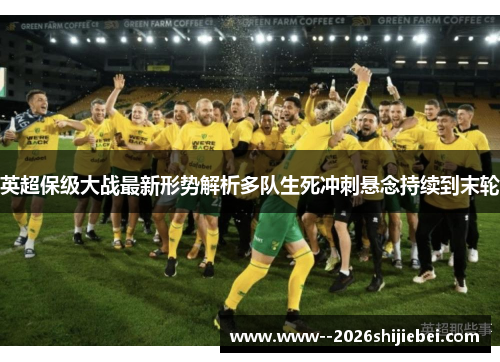 英超保级大战最新形势解析多队生死冲刺悬念持续到末轮